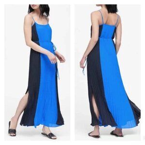 Banana Republic NWT Blue/Black Strappy Maxi Dress 2P NWT